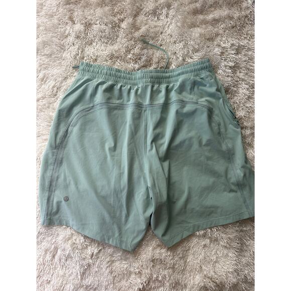 Lululemon Pace Breaker Shorts 7" Lined Sea foam Arctic Willow green - Picture 4 of 6
